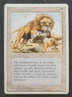 Savannah Lions Revised MTG Magic The Gathering - Image 1