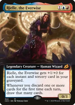 Rielle, the Everwise (Extended Art) [Ikoria: Lair of Behemoths] Foil Near Mint - Image 1