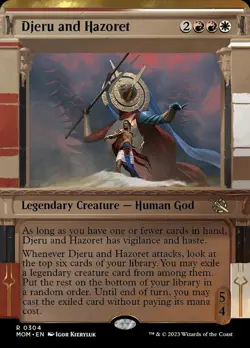 MTG Magic the Gathering Djeru and Hazoret (304/481) March of the Machine NM - Image 1