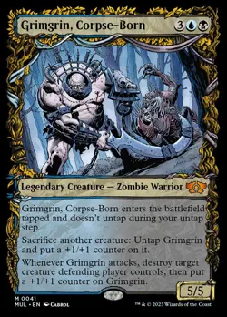 MTG Grimgrin, Corpse-Born (41/197) March of the Machine Multiverse Legends NM - Image 1
