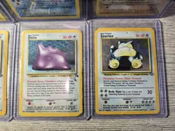 Vintage Pokemon card collection 6 Card Holo Lot WOTC TCG Snorlax Vaporeon Ditto - Image 5