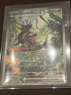 Pokemon TCG Koraidon EX Scarlet & Violet Base Set Holo Card - Image 2