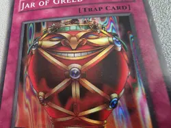 Yugioh Jar of Greed LON-047 Super Rare 1st Edition - Image 3