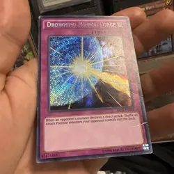 Yugioh Drowning Mirror Force SHVI-EN075 Secret Rare 1st Ed MP - Image 1