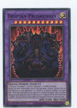 Yugioh Despian Proskenion DAMA-EN035 Super Rare 1st Ed NM - Image 1