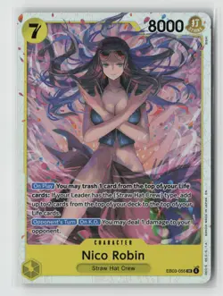 Nico Robin (055) SR Extra Booster: One Piece Heroines Edition EB03-055 NM - Image 1