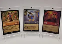 Disney Lorcana Promo Card Karte Goofy & Donald Duck Musketeer Gamescom Spiel New - Image 4