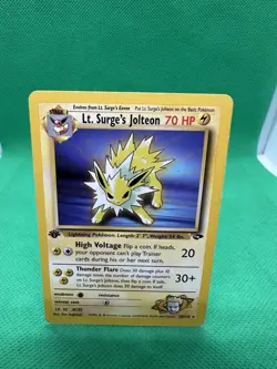 Pokemon Card - Lt. Surge's Jolteon Gym Challenge 28/132 Rare 1st Edition - Image 2