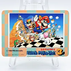Super Mario Bros 3 Card TCG Nintendo Bandai 1989 Japanese Vintage Carddass No.23 - Image 4