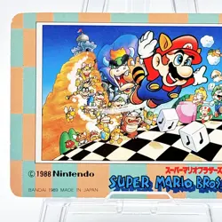 Super Mario Bros 3 Card TCG Nintendo Bandai 1989 Japanese Vintage Carddass No.23 - Image 5