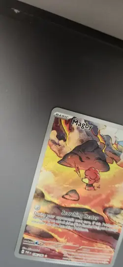 Pokemon TCG Magby 186/182 Paradox Rift Illustration Rare Card NM/M Condition - Image 4