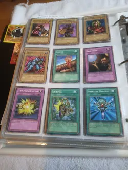 Yu-Gi-Oh Trading Cards Found Binder Of 1996 Yu Gi OH Cards 249+ Duplicates. - Image 3