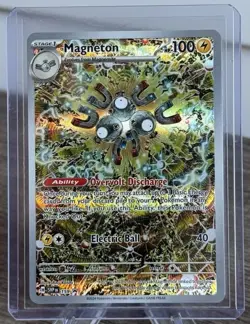 Magneton 159 Scarlet & Violet Promo Card Holo TCG Non-Pokemon Center - Image 1