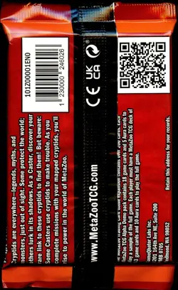 1x Sealed Metazoo ALPHA DEMO PACK : AIR (23 Cards) 2025 METAZOO Cards - Image 3