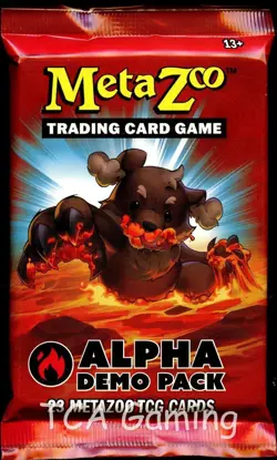 1x Sealed Metazoo ALPHA DEMO PACK : FIRE (23 Cards) 2025 METAZOO Cards - Image 1