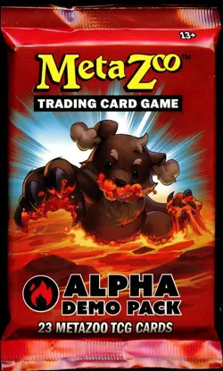 1x Sealed Metazoo ALPHA DEMO PACK : FIRE (23 Cards) 2025 METAZOO Cards - Image 2