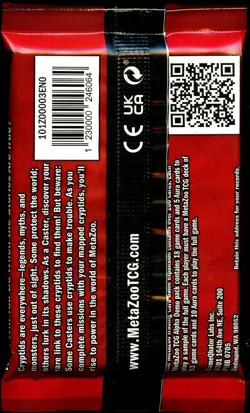 1x Sealed Metazoo ALPHA DEMO PACK : FIRE (23 Cards) 2025 METAZOO Cards - Image 3