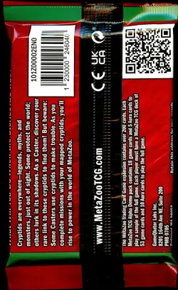 1x Sealed Metazoo ALPHA DEMO PACK : EARTH (23 Cards) 2025 METAZOO Cards - Image 3