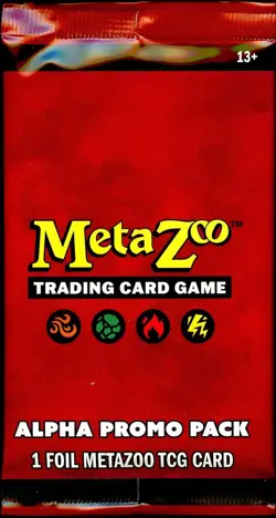 1x Sealed Metazoo ALPHA PROMO PACK (1 Foil Card) 2025 METAZOO Cards - Image 2