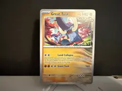 Great Tusk ex 2024 Pokemon World Championships Deck Sakuya Ota Non-Holo Card - Image 1