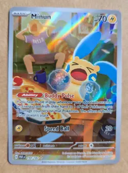 Pokemon Card Minun & Plusle Illustration Rare 193 194/182 - Paradox Rift - Image 4