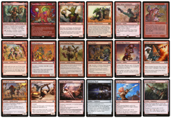 MTG - 18 x Different GOBLIN & Equipment cards - Commander / Modern - LP+ - Image 1