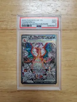 Pokemon PSA 9 MINT 2023 Charizard Ex 223 Obsidian Flames SIR Card - Image 1