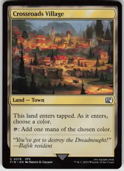 MTG Crossroads Village Normal NM FINAL FANTASY Magic 276 - Image 1