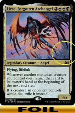 Liesa, Forgotten Archangel ** FOIL PROMO #232 ** Innistrad: Midnight Hunt MTG - Image 1