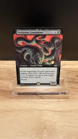 Persistent Constrictor (Extended Art) Commander: Duskmourn: House of Horror Nm - Image 1
