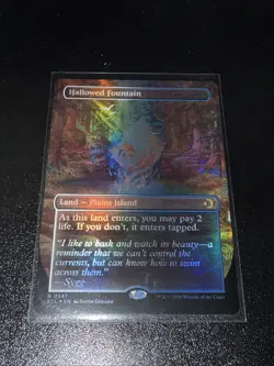 Hallowed Fountain (Borderless) Lorwyn Eclipsed Foil - Image 1