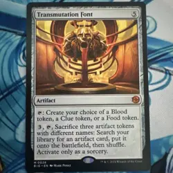 Transmutation Font - 0028 Mythic - BIG - NM - MTG - Outlaws of Thunder Junction - Image 1