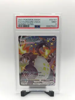 2021 Pokemon Sword & Shield Shining Fates Charizard #SV107 PSA 9 - Image 1