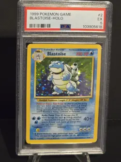 Blastoise Holo Rare 2/102 Base Set Unlimited - 1999 Vintage WotC Pokemon PSA 5 - Image 5