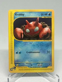 Pokemon TCG Krabby Expedition Base Set 115/165 Non-Holo NM WOTC E-Reader - Image 1