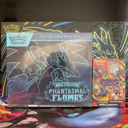 Pokemon TCG Phantasmal Flames Elite Trainer Box ETB + Booster Bundle Sealed Lot - Image 1
