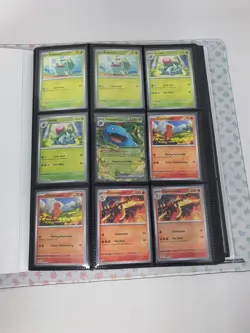 Pokemon 151 Complete Master Base Set 165/165 + EX + Reverse Holo + Mew Binder - Image 2