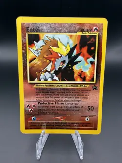 Entei 34 Pokemon TCG Black Star Promo Reverse Holo Movie Promo WOTC 2001 - A34 - Image 1