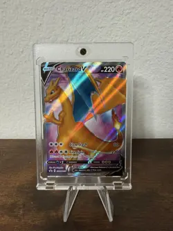 Charizard V SWSH050 Pokemon SWSH Black Star Promo ETB Full Art 2020 - Image 1