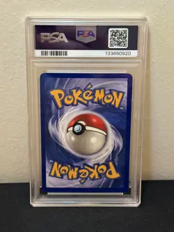 1999 POKEMON FOSSIL #9 KABUTOPS-HOLO PSA 7 - Image 2