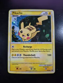 Pikachu #HGSS03 SWIRL Black Star Promos 2010 Pokemon HGSS - Image 1