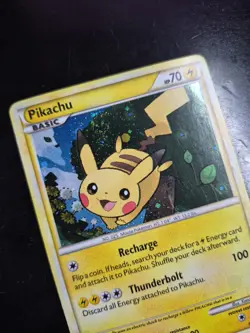 Pikachu #HGSS03 SWIRL Black Star Promos 2010 Pokemon HGSS - Image 3