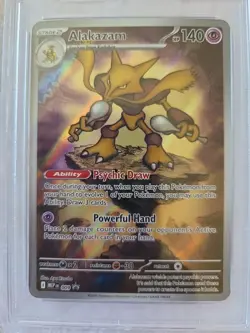 ALAKAZAM MEG ETB GARDEVOIR-2025 POKEMON MEP EN-#009 PSA MINT 9 - Image 2