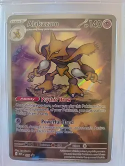 ALAKAZAM MEG ETB GARDEVOIR-2025 POKEMON MEP EN-#009 PSA MINT 9 - Image 5