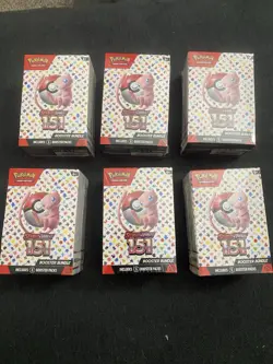 Pokemon 151 Booster Bundle Lot of 6, New and Sealed - Image 1