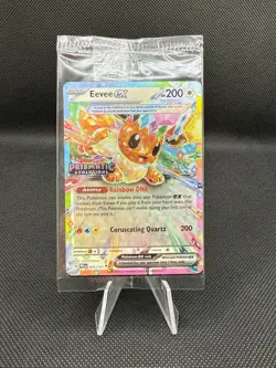 pokemon TCG Eevee ex 075/131 Sv: Prismatic Evolutions Stamped promo Sealed - Image 1