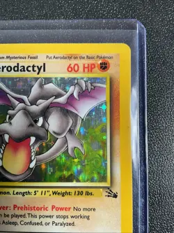 Pokemon TCG Aerodactyl 1/62 Fossil Holo Rare WOTC 1999 LP - Image 5