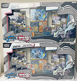 Pokemon Unova Heavy Hitters Premium Collection Costco Black Bolt White Flare 2x - Image 1