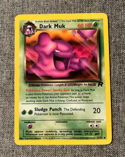 Pokemon TCG Dark Muk 41/82 Team Rocket Regular NM - Image 1