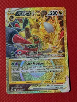 Pokemon TCG - Giratina VSTAR - 212/196 Gold Rare - Lost Origin - Image 1